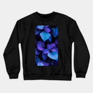 Beautiful fall leaves in surreal shades of lavender and purple washed in rain ! Crewneck Sweatshirt